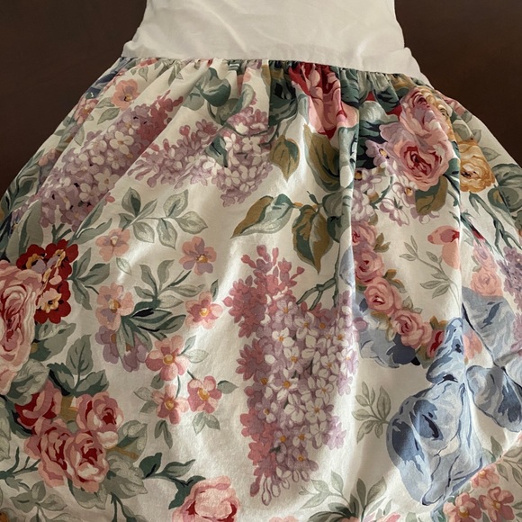 RALPH LAUREN ALLISON Queen Floral Roses Bedskirt